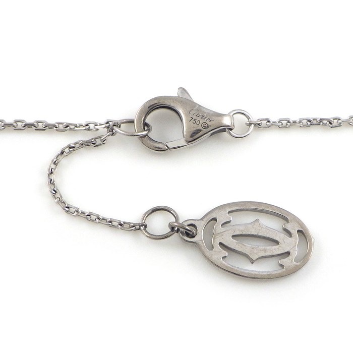 カルティエ Cartier ブレスレット シンボル クロス B6040400 オンライン限定モデル 11ポイント ダイヤモンド 計0.13ct K18WG 【中古】