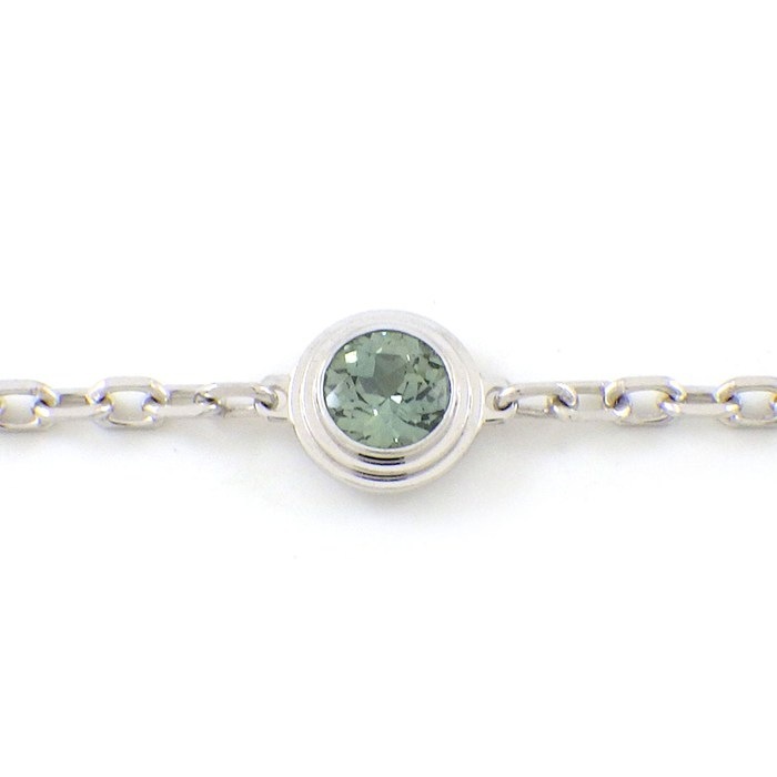 カルティエ Cartier ブレスレット ダムール サフィール レジェ 1ポイント サファイア K18WG 【中古】