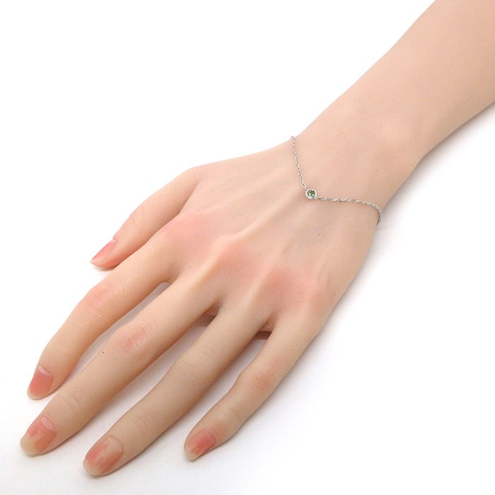 カルティエ Cartier ブレスレット ダムール サフィール レジェ 1ポイント サファイア K18WG 【中古】