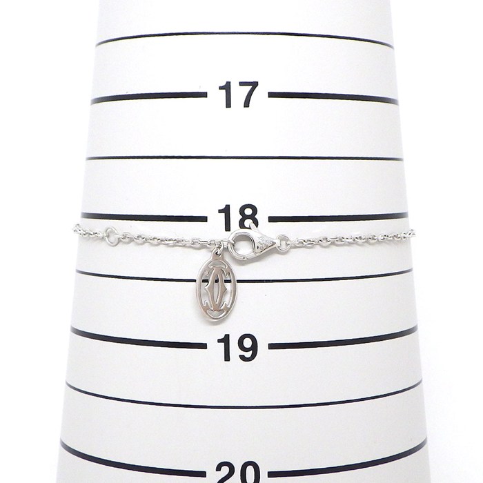 カルティエ Cartier ブレスレット ダムール サフィール レジェ 1ポイント サファイア K18WG 【中古】