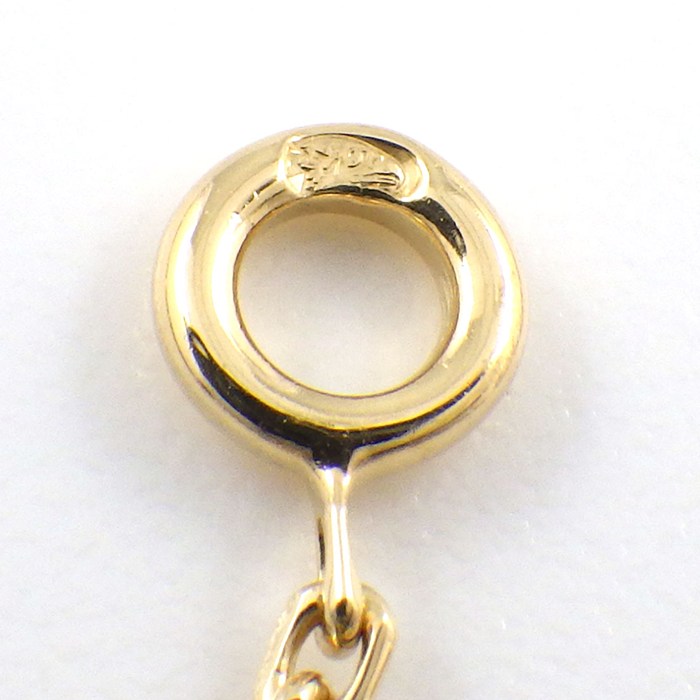 ヴァンクリーフ＆アーペル Van Cleef & Arpels ネックレス ヴィンテージアルハンブラ VCARA45300 パヴェ 12ポイント ダイヤモンド 計0.48ct K18YG 【箱・保付き】 【中古】