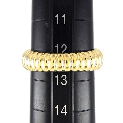 ティファニー Tiffany & Co. リング フレンドシップ 1ポイント ハートシェイプ ペリドット K18YG 12.5号 【中古】