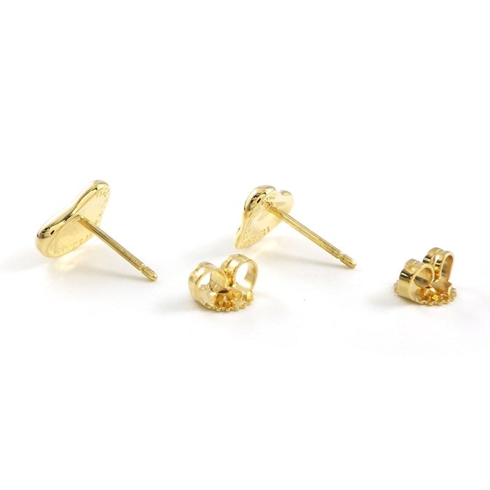 ティファニー Tiffany & Co. ピアス フル ハート K18YG 【中古