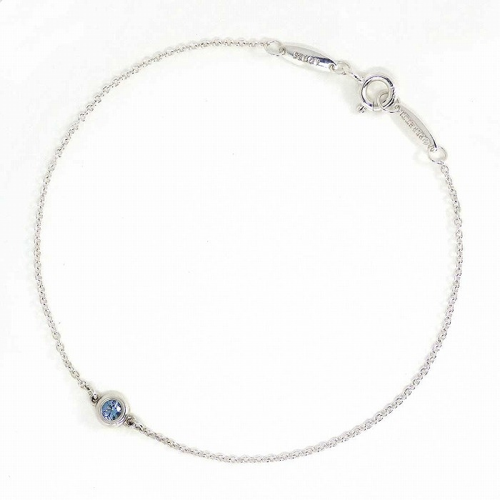ティファニー Tiffany & Co.】ブレスレット バイザヤード SV925 アクア 