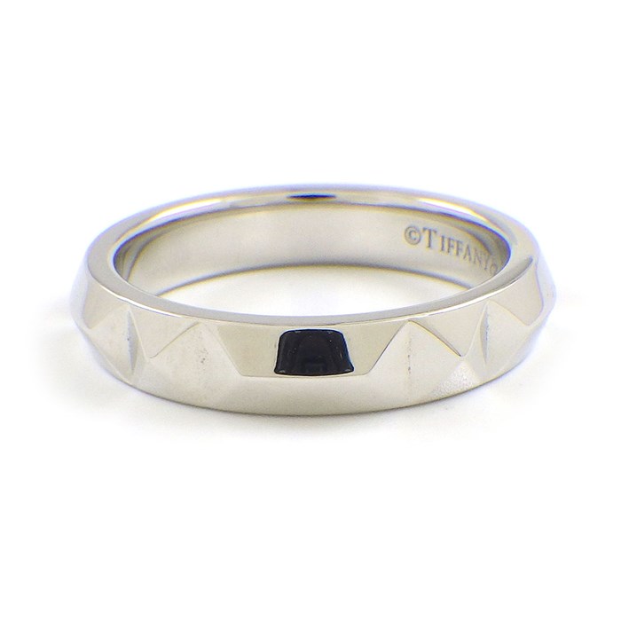 ティファニー Tiffany & Co. リング トゥルー 68651972 4mm幅モデル PT950 13.5号 【中古】