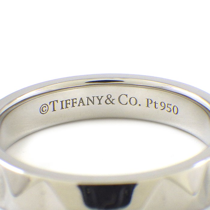 ティファニー Tiffany & Co. リング トゥルー 68651972 4mm幅モデル PT950 13.5号 【中古】