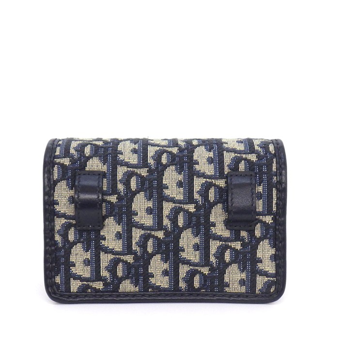 ディオール Dior ショルダーバッグ 30 モンテーニュ ナノ ポーチ S2105UTZQ_M928 ブルー ディオールオブリークジャガード レザー 【中古】