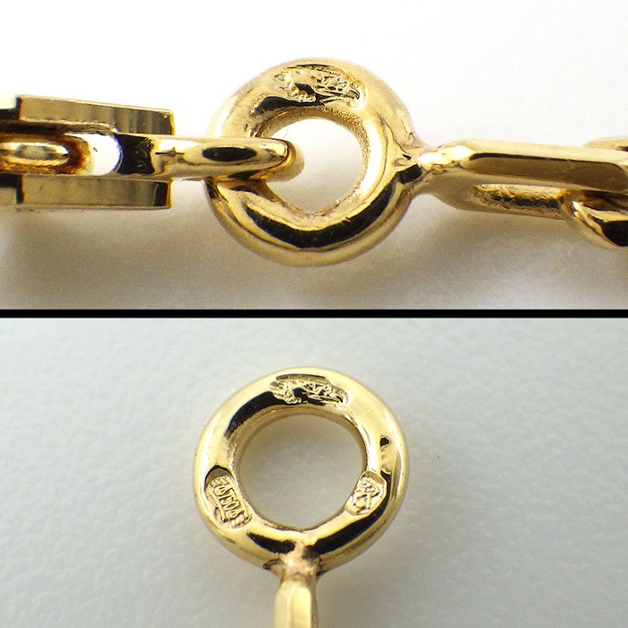 ヴァンクリーフ＆アーペル Van Cleef & Arpels ブレスレット マジックアルハンブラ 5モチーフ VCARD78700 オニキス ホワイト/グレー シェル K18YG 【箱・保付き】 【中古】
