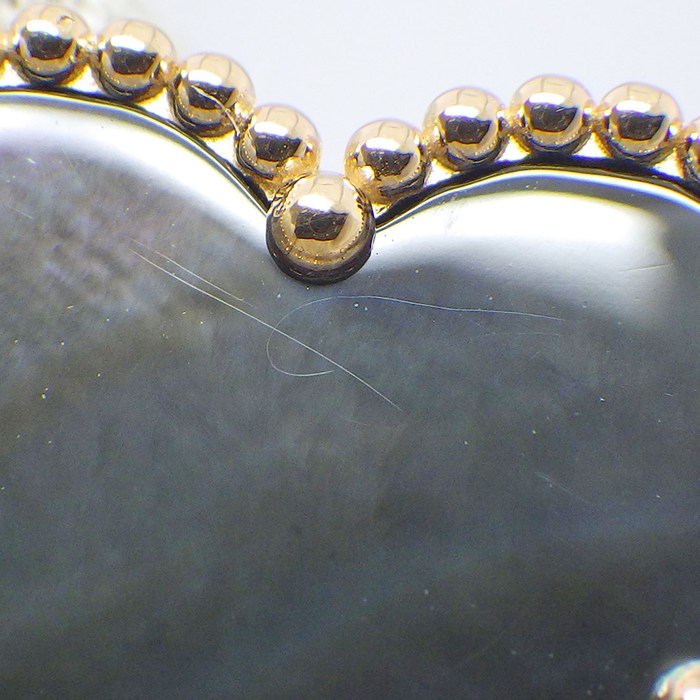 ヴァンクリーフ＆アーペル Van Cleef & Arpels ブレスレット マジックアルハンブラ 5モチーフ VCARD78700 オニキス ホワイト/グレー シェル K18YG 【箱・保付き】 【中古】