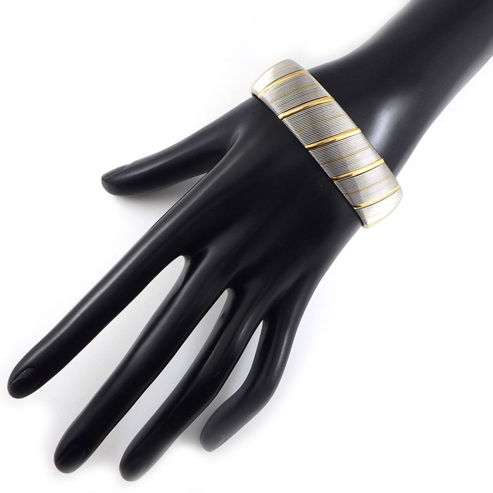 カルティエK18YG/SSバングル 楽天市場】【訳あり】カルティエ Cartier バングル K18YG SS