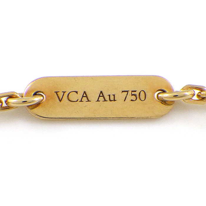ヴァンクリーフ＆アーペル Van Cleef & Arpels ネックレス ヴィンテージアルハンブラ VCARA45800 オニキス K18YG 【中古】
