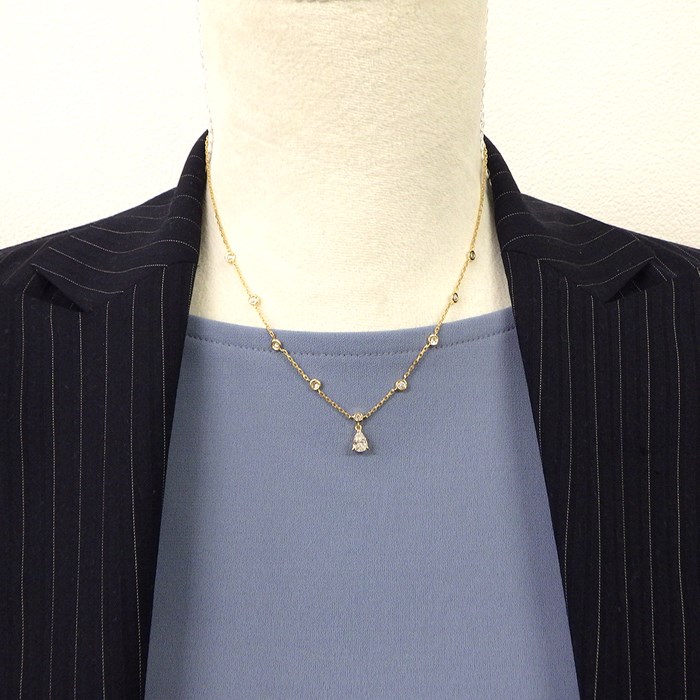 タサキ 田崎真珠 TASAKI】ネックレス 1ポイント ペアシェイプ