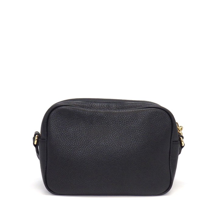 グッチ GUCCI ショルダーバッグ ソーホー スモール タッセル付き ディスコバッグ 308364 ブラック レザー ゴールド金具 【中古】