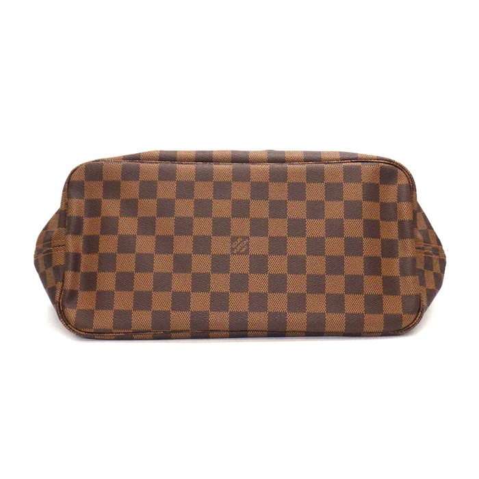 ルイ・ヴィトン LOUIS VUITTON トートバッグ ネヴァーフル MM N41358 2014年 スリーズ ダミエエベヌキャンバス ヌメ革 【中古】
