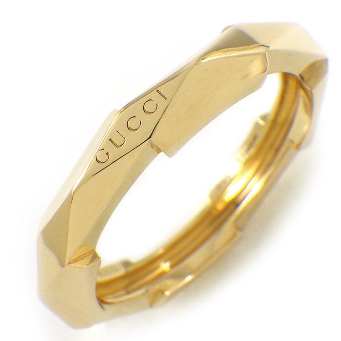 グッチ GUCCI リング リンク トゥ ラブ スタッズ 662177 J8500 8000 K18YG 16号 / #17 【中古】