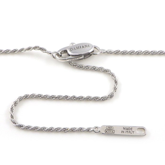 ダミアーニ DAMIANI ネックレス ベルエポック クラウンM 20092691 クロス ダイヤモンド K18WG 【箱・保付き】 【中古】