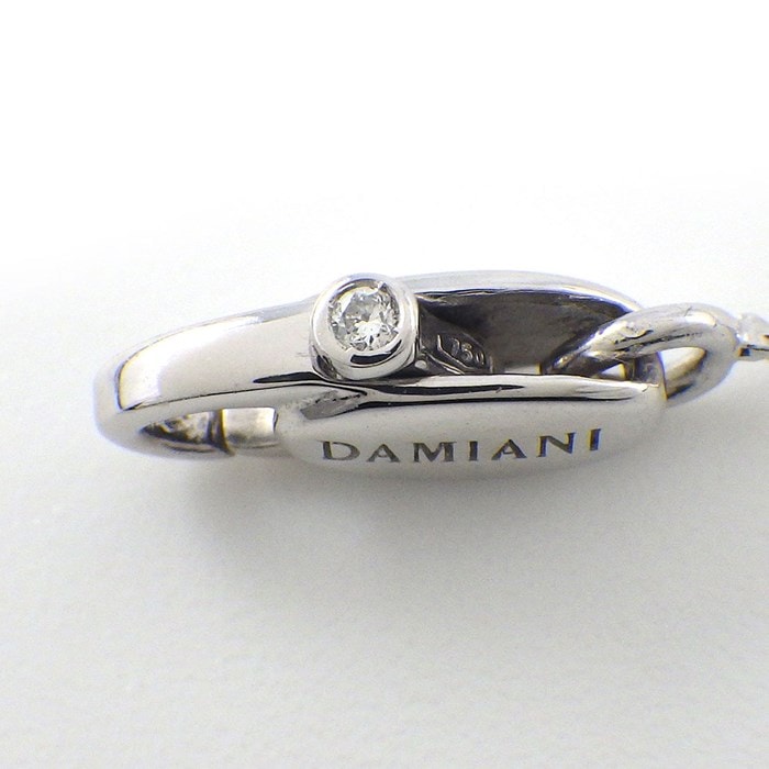 ダミアーニ DAMIANI ネックレス ベルエポック クラウンM 20092691 クロス ダイヤモンド K18WG 【箱・保付き】 【中古】