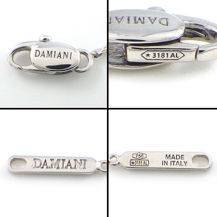 ダミアーニ DAMIANI ネックレス ベルエポック クラウンM 20092691 クロス ダイヤモンド K18WG 【箱・保付き】 【中古】