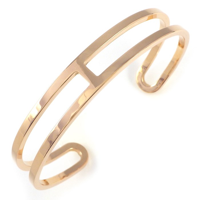 エルメス HERMES バングル エヴァー シェーヌ ダンクル K18PG / #ST 【中古】