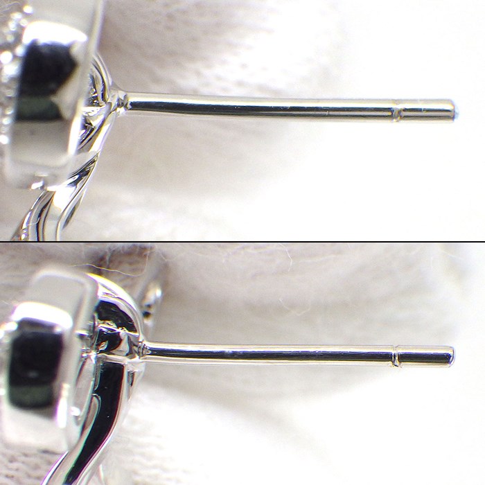 グラフ Graff GRAFF ピアス ティルダズ ボウ ミニ RGE 1662 リボン モチーフ パヴェ ダイヤモンド 計0.52ct K18WG 【中古】