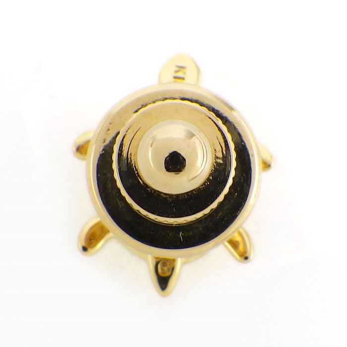 美品　mikimoto ピンブローチ　亀　パール ミキモト　SILVER MIKIMOTO ミキモト アクセサリー 亀 カフス タイピン プローチ