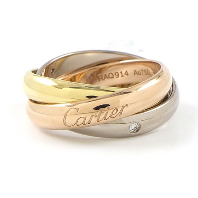 カルティエ Cartier リング トリニティ B4236451 現行 2022年 ギャラ 