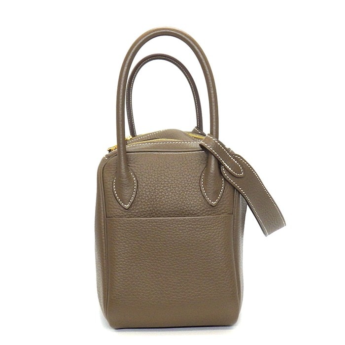 エルメス HERMES ショルダーバッグ/ハンドバッグ リンディ 26 2023年 エトゥープ トリヨンクレマンス ゴールド金具 【中古】