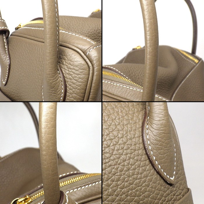 エルメス HERMES ショルダーバッグ/ハンドバッグ リンディ 26 2023年 エトゥープ トリヨンクレマンス ゴールド金具 【中古】