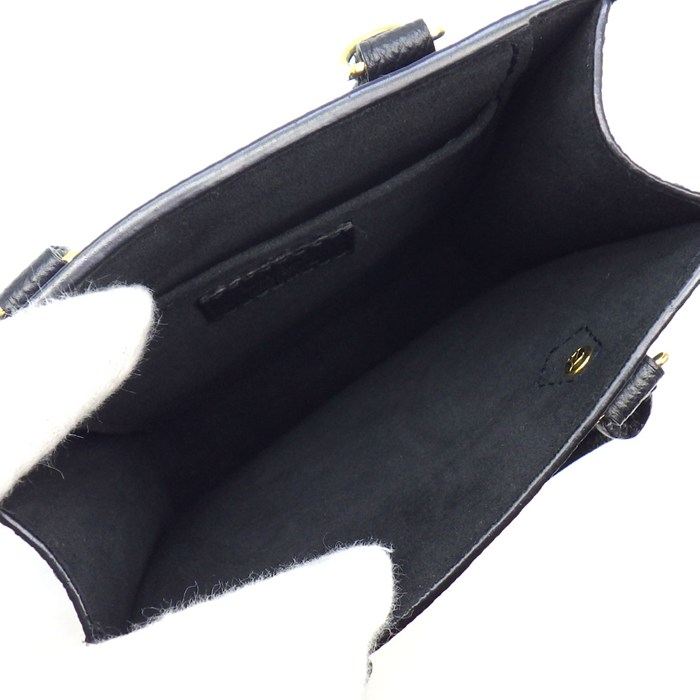 ルイ・ヴィトン LOUIS VUITTON ショルダーバッグ プティット サックプラ M81416 ブラック バイカラー モノグラムアンプラント 【中古】