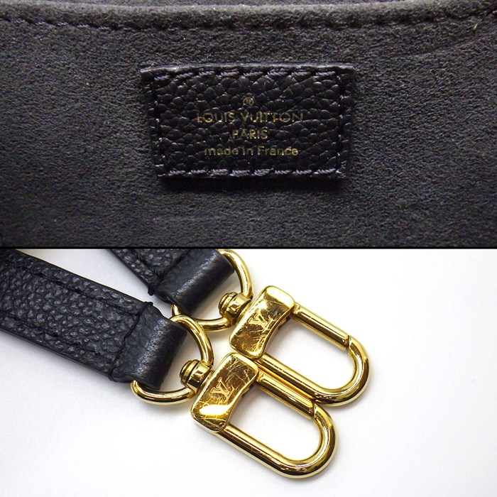 ルイ・ヴィトン LOUIS VUITTON ショルダーバッグ プティット サックプラ M81416 ブラック バイカラー モノグラムアンプラント 【中古】