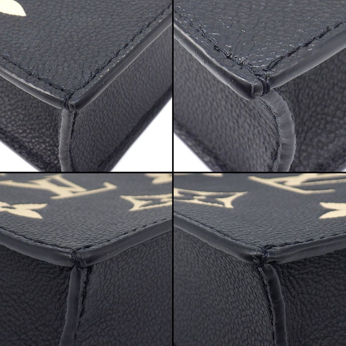 ルイ・ヴィトン LOUIS VUITTON ショルダーバッグ プティット サックプラ M81416 ブラック バイカラー モノグラムアンプラント 【中古】