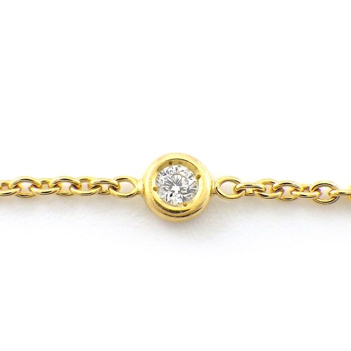 クリスチャンディオール Christian Dior ブレスレット ミミウィ 1ポイント ダイヤモンド K18YG 【中古】