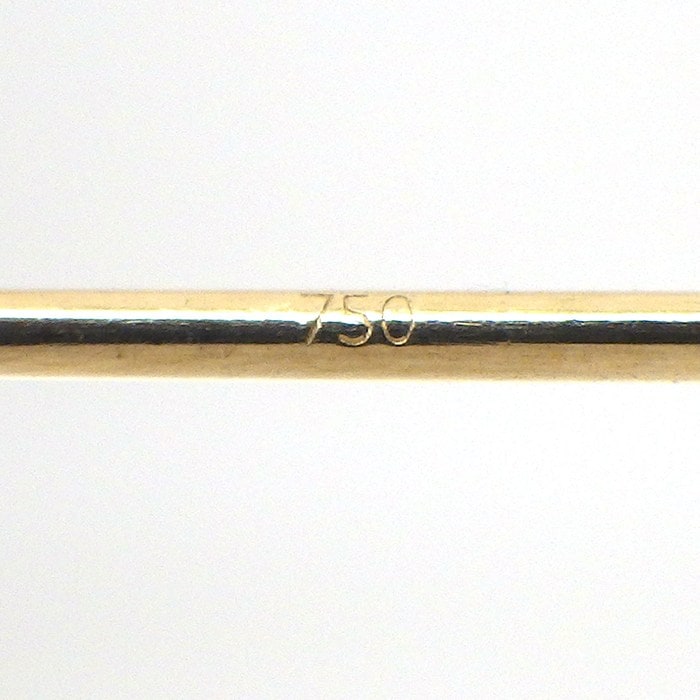 タサキ 田崎真珠 TASAKI ピアス バランス プラス E-4463-18KYG バー 5連 あこや真珠 5.5mm珠 K18YG 【中古】
