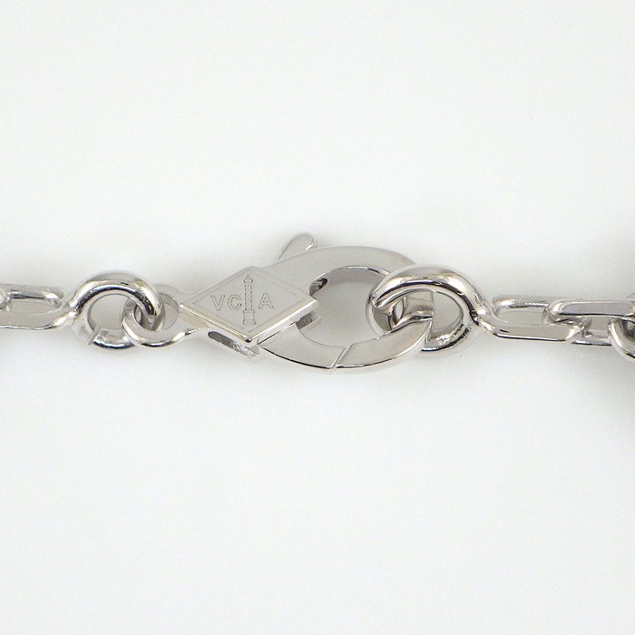 ヴァンクリーフ&アーペル Van Cleef & Arpels ブレスレット ヴィンテージアルハンブラ 5モチーフ VCARP9XE00 ギョーシェ K18WG 【中古】