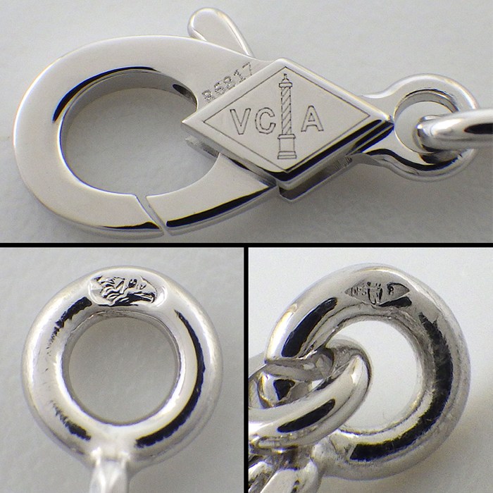 ヴァンクリーフ&アーペル Van Cleef & Arpels ブレスレット ヴィンテージアルハンブラ 5モチーフ VCARP9XE00 ギョーシェ K18WG 【中古】