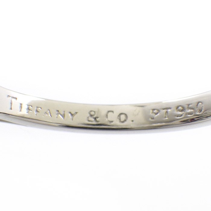 ティファニー Tiffany & Co. リング 花 フラワーモチーフ 1ポイント ルビー 約 0.60 - 0.70ct 4ポイント マーキスカット ダイヤモンド 6ポイント ラウンドカット ダイヤモンド 計 約0.50ct PT950 K18YG 13号 【中古】