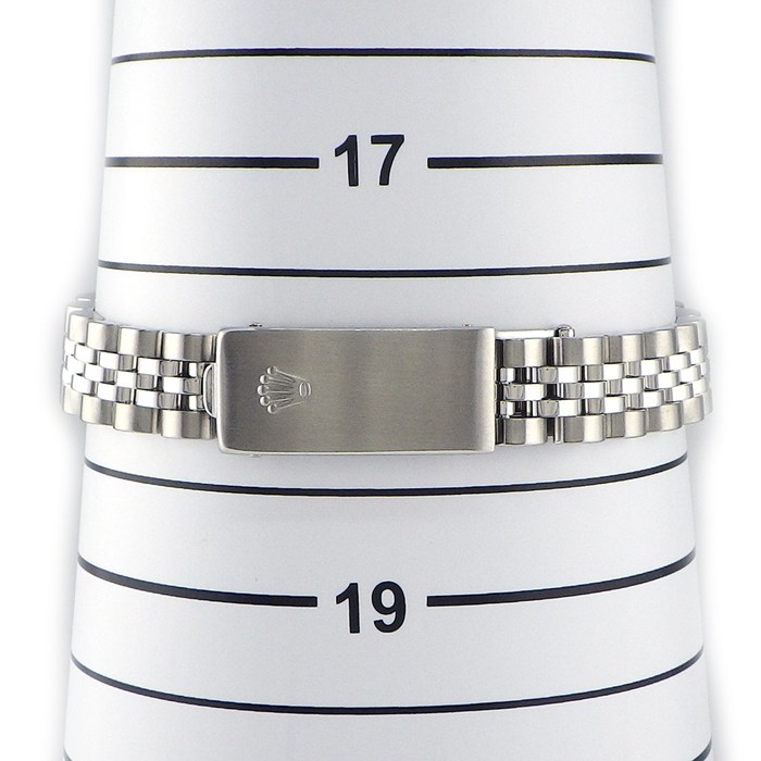 ロレックス Rolex 腕時計 デイトジャスト 79174G P番 2000年製 10ポイント ダイヤインデックス シルバー文字盤 デイト K18WG SS 自動巻き 【中古】