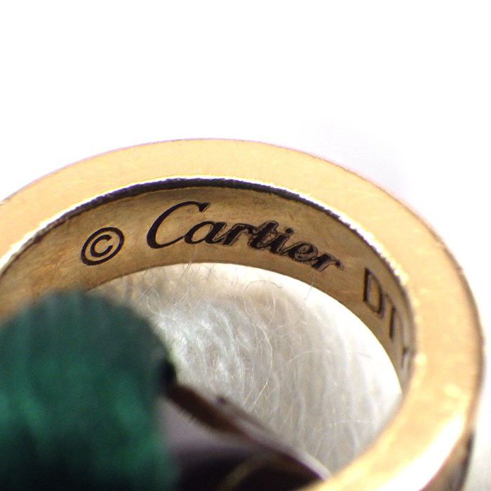 カルティエ Cartier ブレスレット ベビー ラブ サークル リンク 4ポイント ダイヤモンド ダークブラウン セラミック グリーン コード K18PG 【中古】