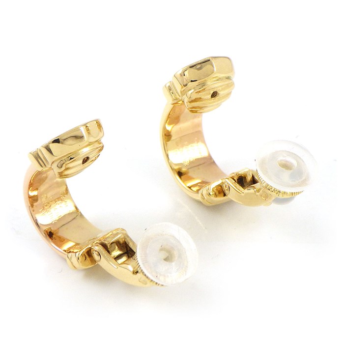 Cartier カルティエ トリニティイヤリング スリーカラー フープ K18YG  