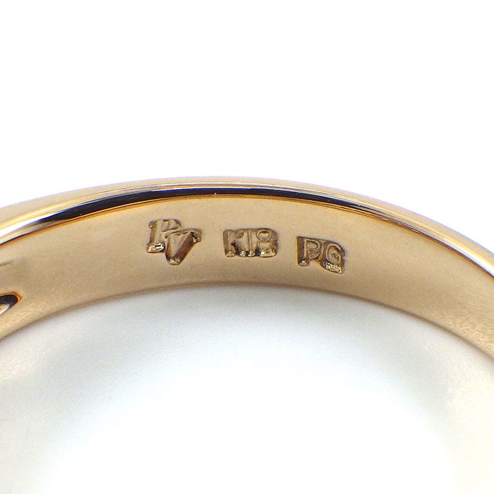 ポンテヴェキオ Ponte Vecchio リング ピッコリーニ ラテ GL0002R010WDPG エテルノ・ファミリー パヴェ ダイヤモンド 0.40ct K18PG 11号 【中古】
