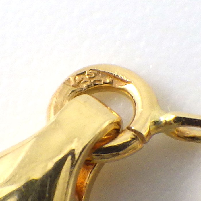 ヴァンクリーフ&アーペル Van Cleef & Arpels ネックレス ヴィンテージアルハンブラ VCARA45900 ホワイト シェル K18YG 【箱・保付き】 【中古】