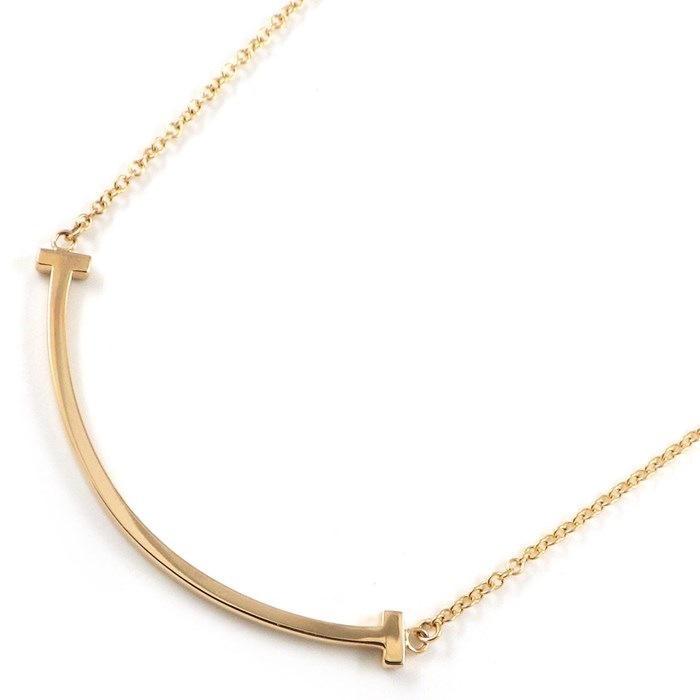 ティファニー Tiffany & Co. ネックレス T スマイル スモール 60011678  