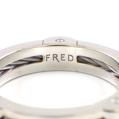 フレッド FRED リング フォース10 ウィンチ スモール 4B0974 K18WG SS 14.5号 / #55 【中古】
