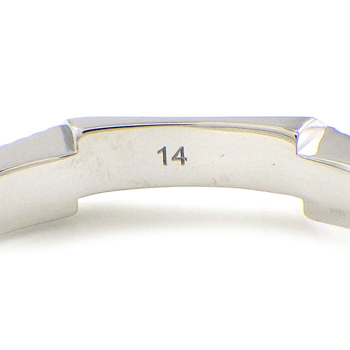 グッチ GUCCI リング リンク トゥ ラブ 3ポイント バケットカット ダイヤモンド K18WG 13.5号 / #14 【中古】