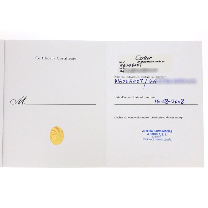 カルティエ Cartier 腕時計 ロードスター SM W6206007 2008年X'mas限定 トノー ブルーシェル文字盤 ローマンインデックス デイト 夜光針 アリゲーターレザーベルト SS クオーツアナログ 【中古】