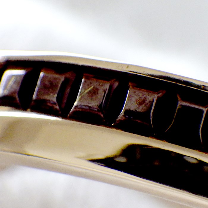 ブシュロン BOUCHERON リング キャトル クラシック ハーフ JAL00175 K18PG ブラウン PVD 13.5号 / #54 【中古】