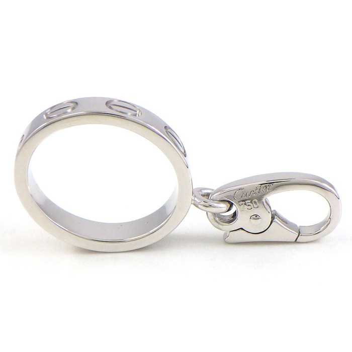 カルティエ Cartier チャーム ペンダントトップ ベビーラブ B3010500 K18WG 【中古】
