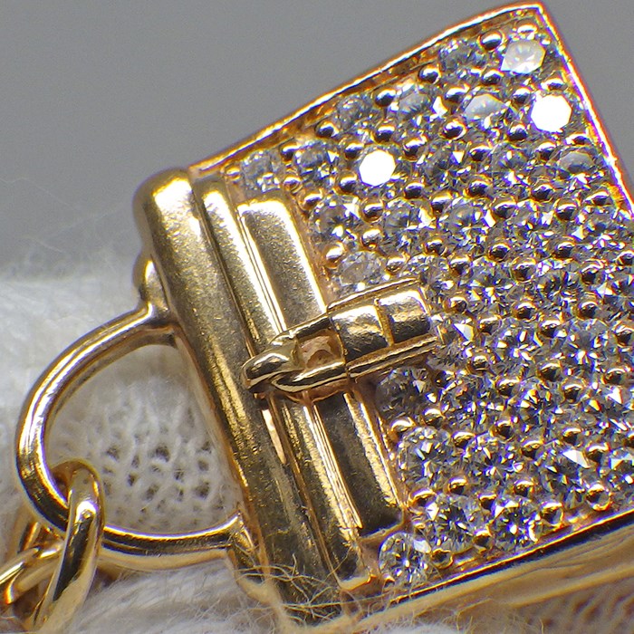 【HERMES 】ケリーバッグモチーフ★アミュレットブレスレット エルメス HERMES ブレスレット アミュレット ケリー バッグ