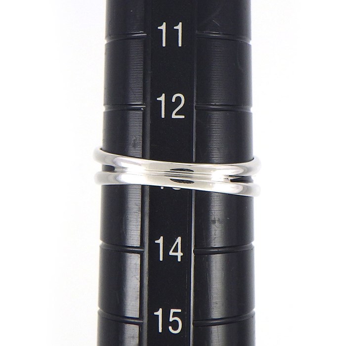 モーブッサン MAUBOUSSIN リング エトワール 3モチーフ スター 星 コメット パヴェ ダイヤモンド K18WG 13号 【箱・保付き】 【中古】