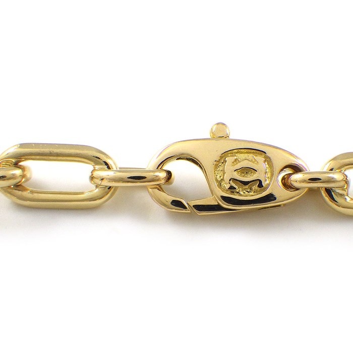 カルティエ Cartier ブレスレット スパルタカス オーバル チェーン K18YG 【中古】